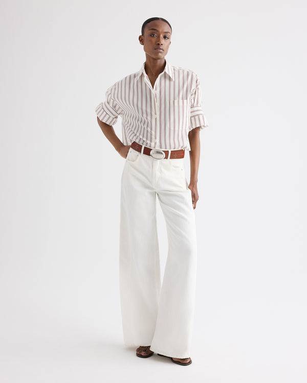 TWP White West 11th St Jean in Natural Denim view 3