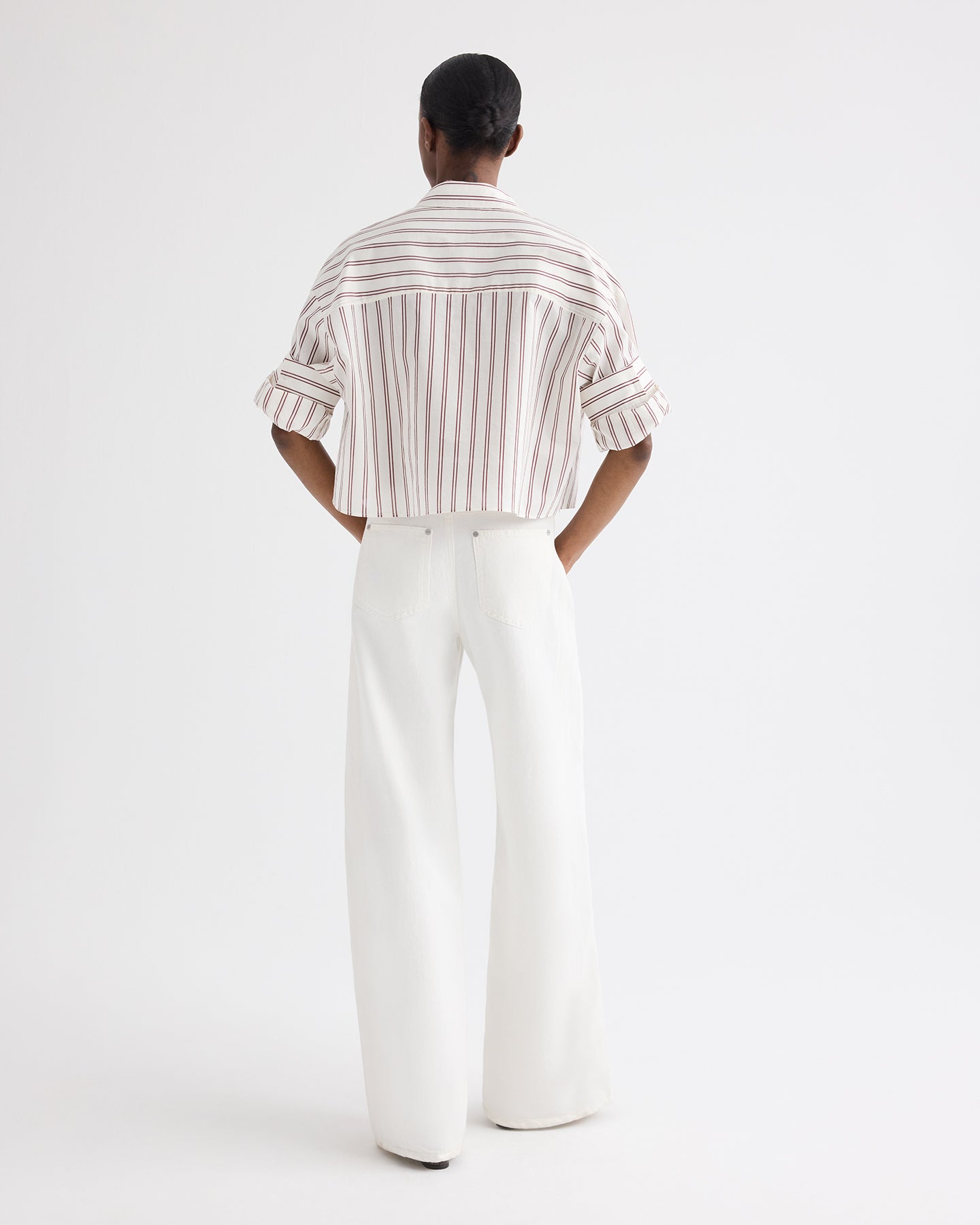 TWP White West 11th St Jean in Natural Denim view 4