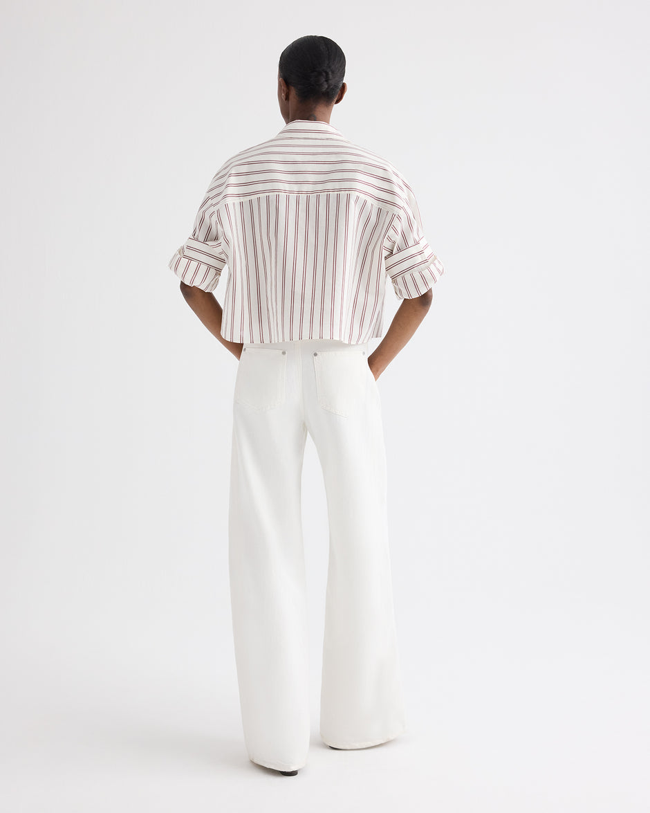TWP White West 11th St Jean in Natural Denim view 4