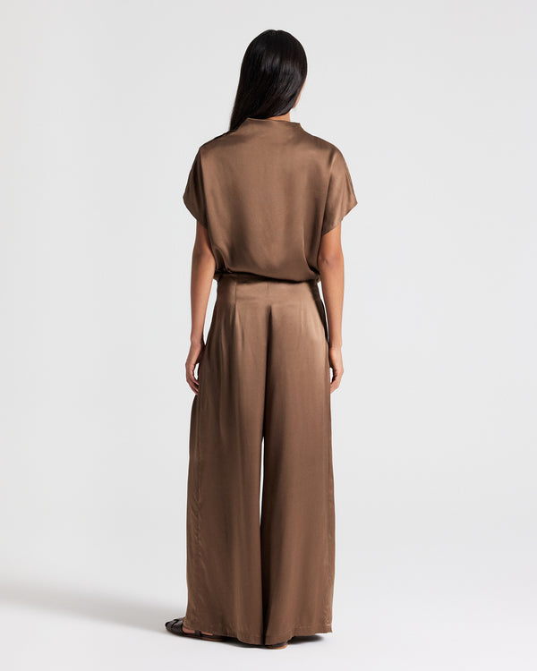 TWP Kangaroo Drew Pant in Washed Silk Charmeuse view 6