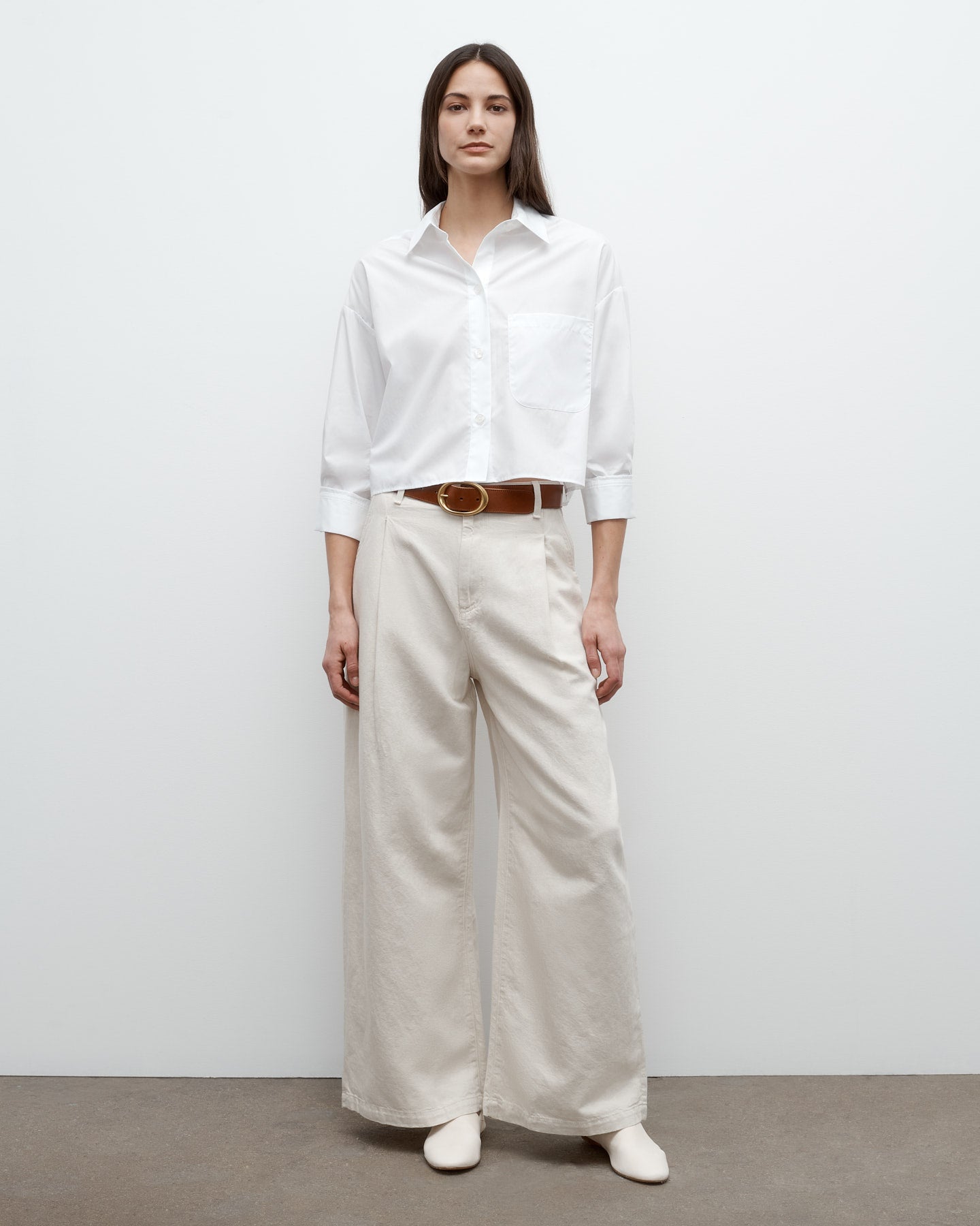 TWP White Soon to be Ex Shirt in Superfine Cotton view 3