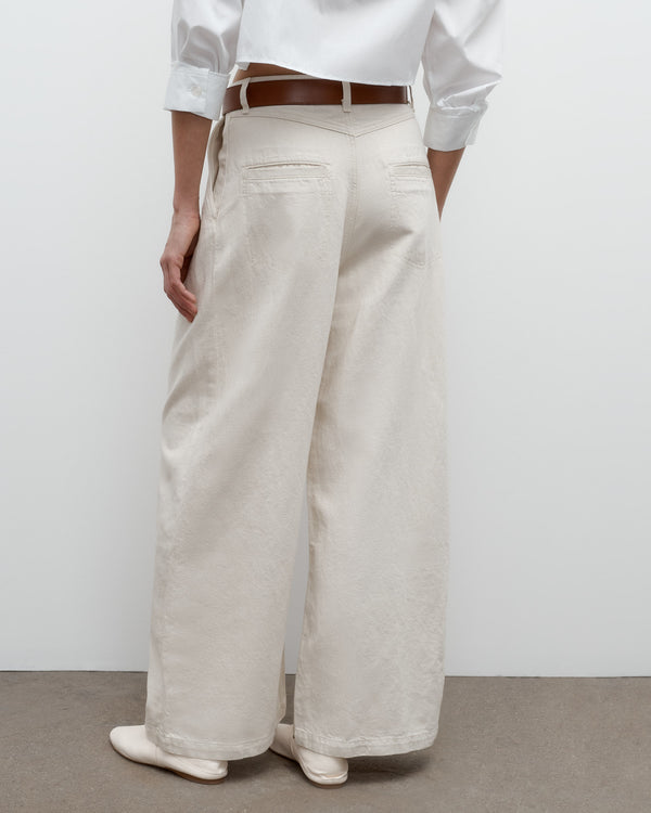 TWP White Greene St. Pant in Japanese Denim view 4