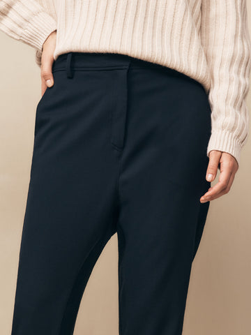 TWP Midnight Gwen Pant in wool twill view 5