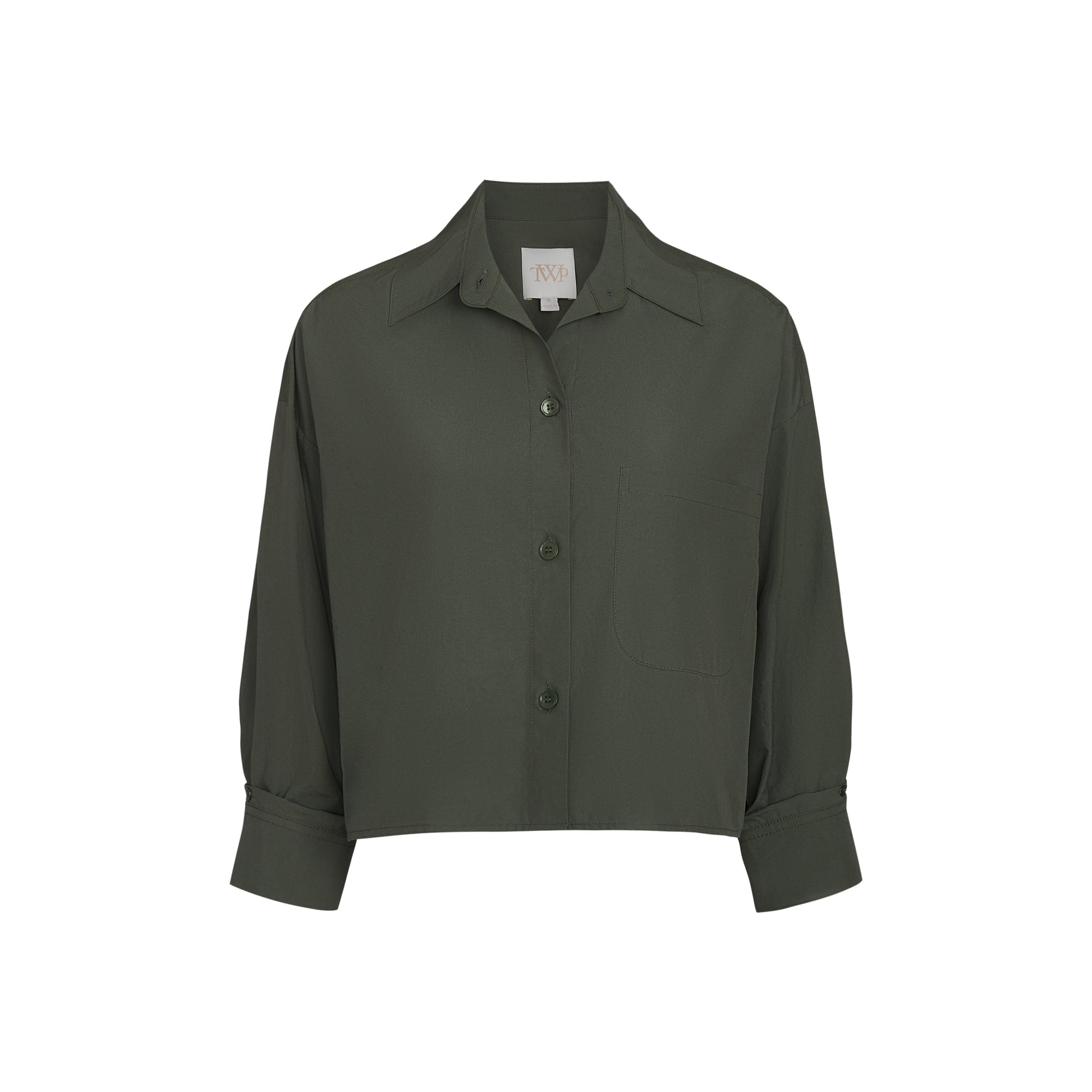 TWP Rosen green Soon to be Ex Shirt in Superfine Cotton view 5