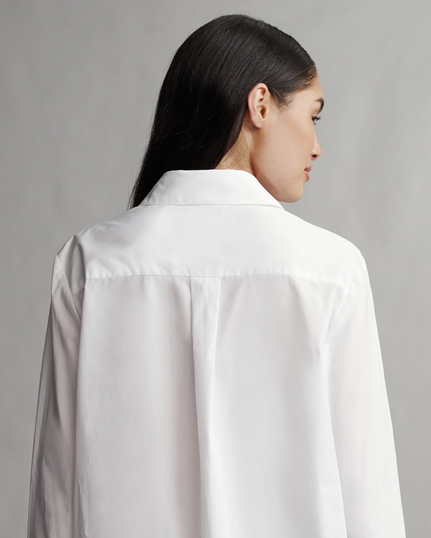 Wide Sky Blue/White Boyfriend Shirt main image 1
