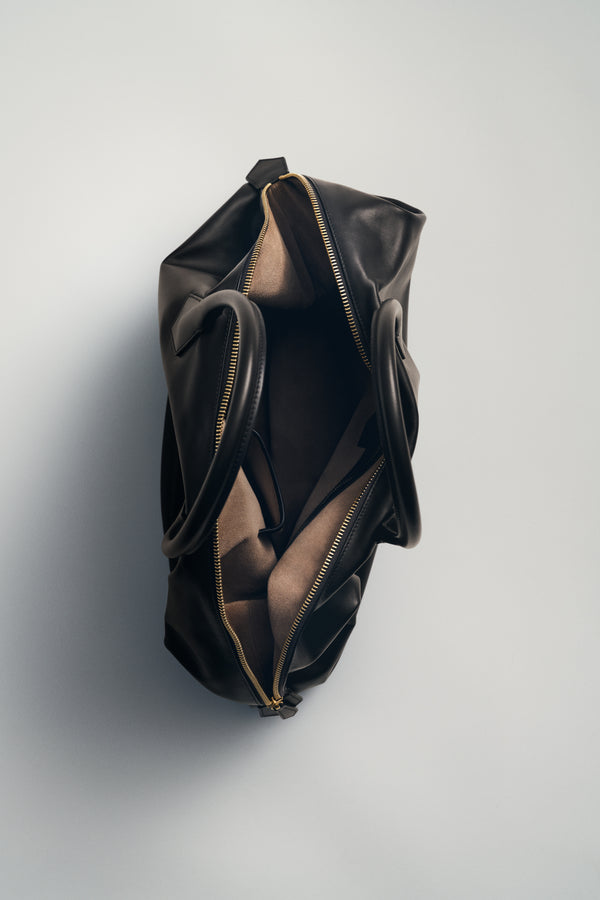 TWP Chocolate Howard St. Bag in Leather view 5
