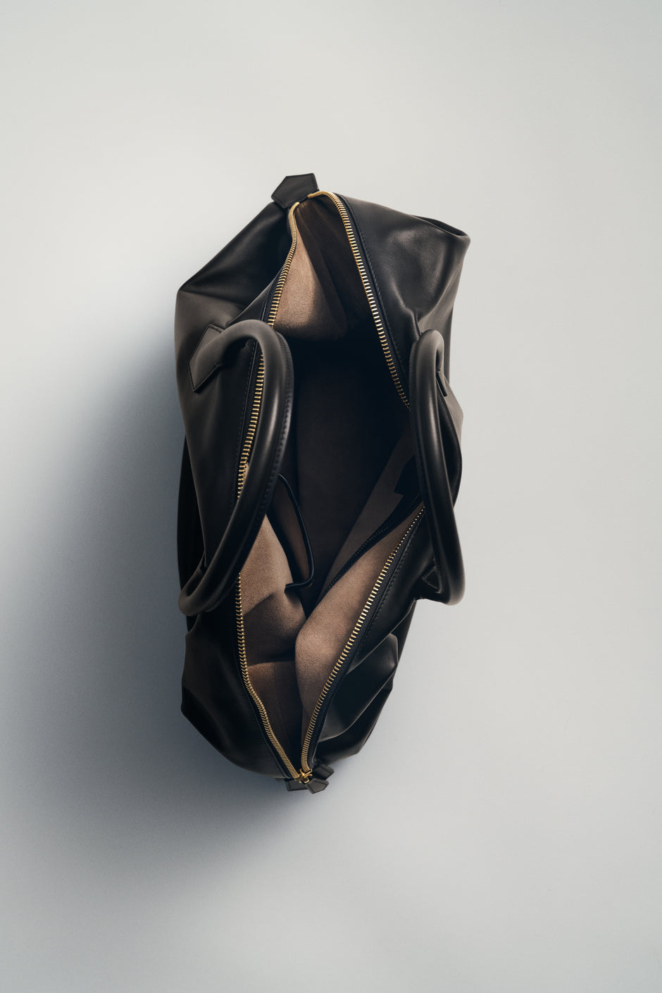 TWP Chocolate Howard St. Bag in Leather view 1