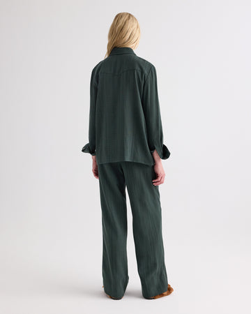 TWP Darkest spruce Sulli Pant in Malfile Viscose view 5