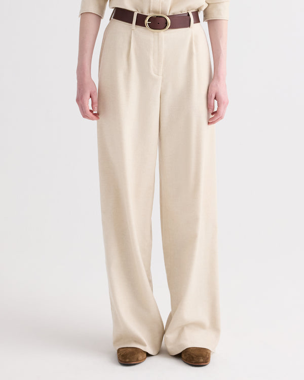 TWP Oat Hudson St Pant in Wool Silk Cashmere view 2