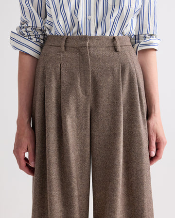 TWP Pinecone melange Avery Pant in Fancy Wool Flannel view 2