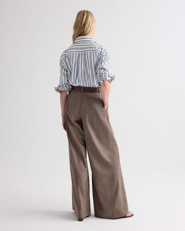 TWP Pinecone melange Avery Pant in Fancy Wool Flannel view 5