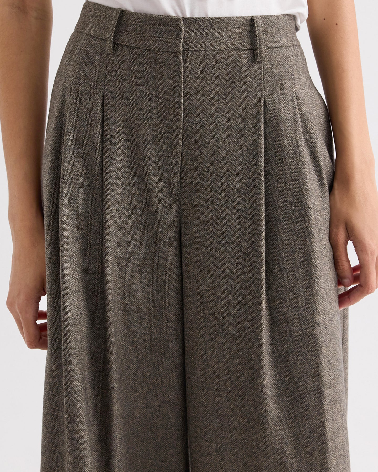 Luxury Mid Rise Wide Leg Pants for Women | TWP Clothing