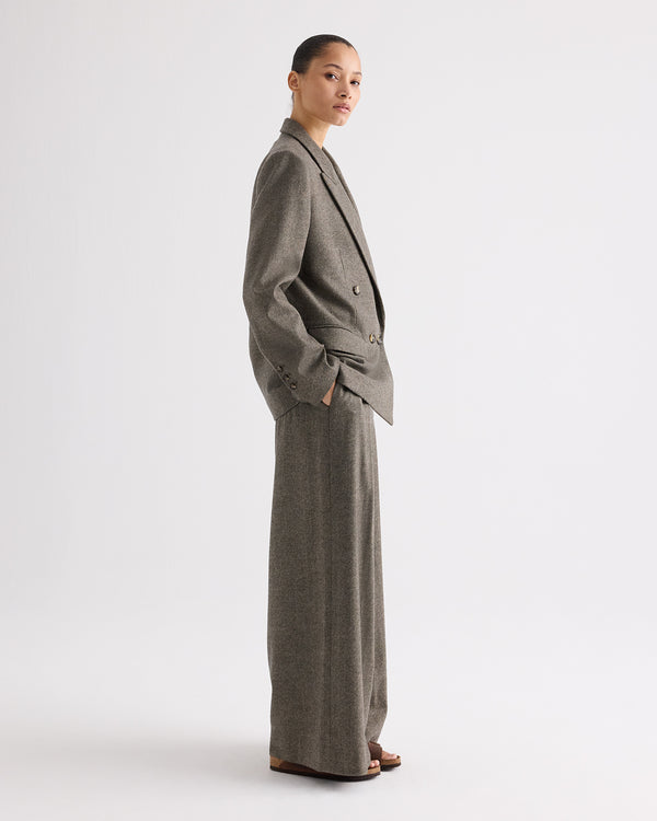 TWP Tea multi Avery Pant in Fancy Wool Flannel view 4