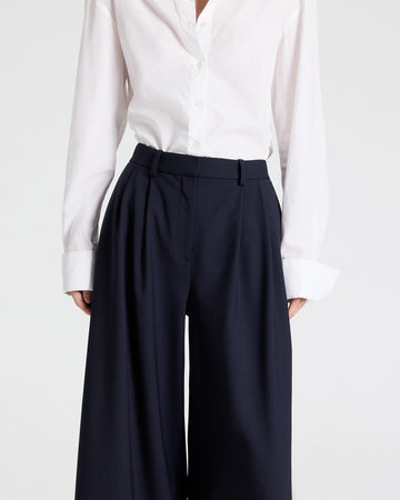 TWP Midnight Avery Pant in Soft Finish Stretch Wool view 2