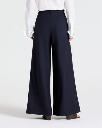 TWP Midnight Avery Pant in Soft Finish Stretch Wool view 4