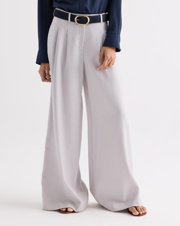 TWP Vapor blue Avery Pant in Couture Stretch Suiting view 2