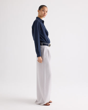 TWP Vapor blue Avery Pant in Couture Stretch Suiting view 4