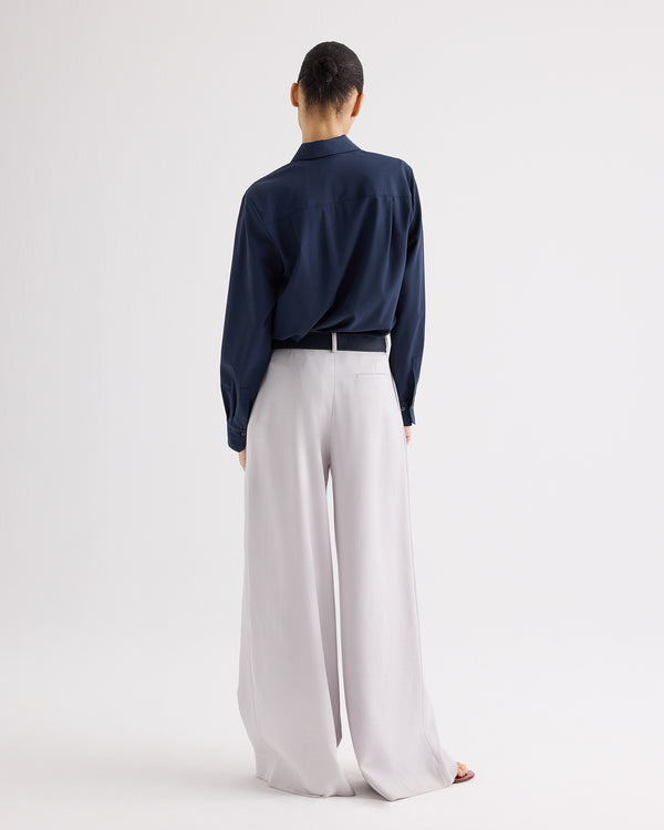 TWP Vapor blue Avery Pant in Couture Stretch Suiting view 5