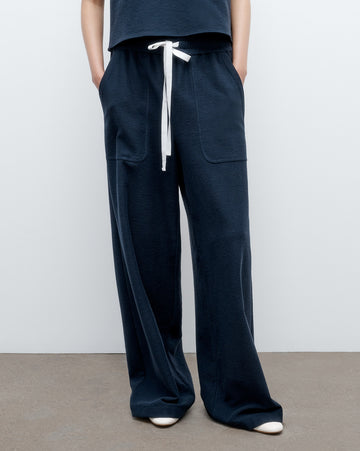 TWP Midnight Main St. Pant in French Terry view 1