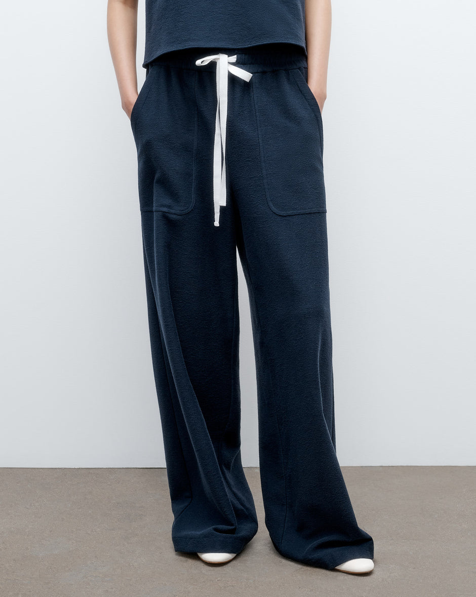 TWP Midnight Main St. Pant in French Terry view 1