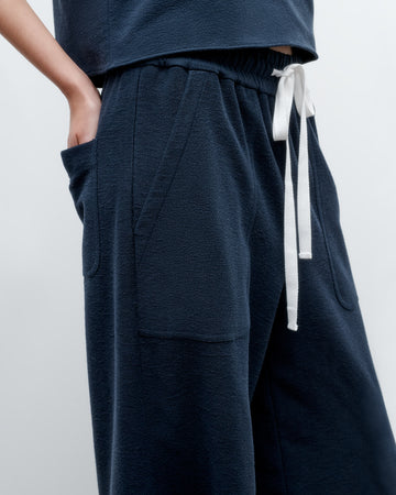 TWP Midnight Main St. Pant in French Terry view 3
