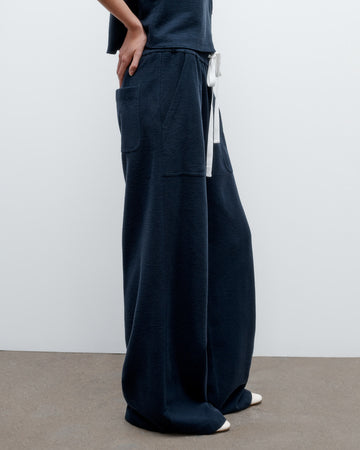 TWP Midnight Main St. Pant in French Terry view 4