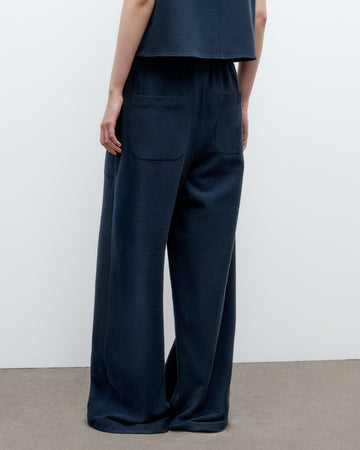 TWP Midnight Main St. Pant in French Terry view 5