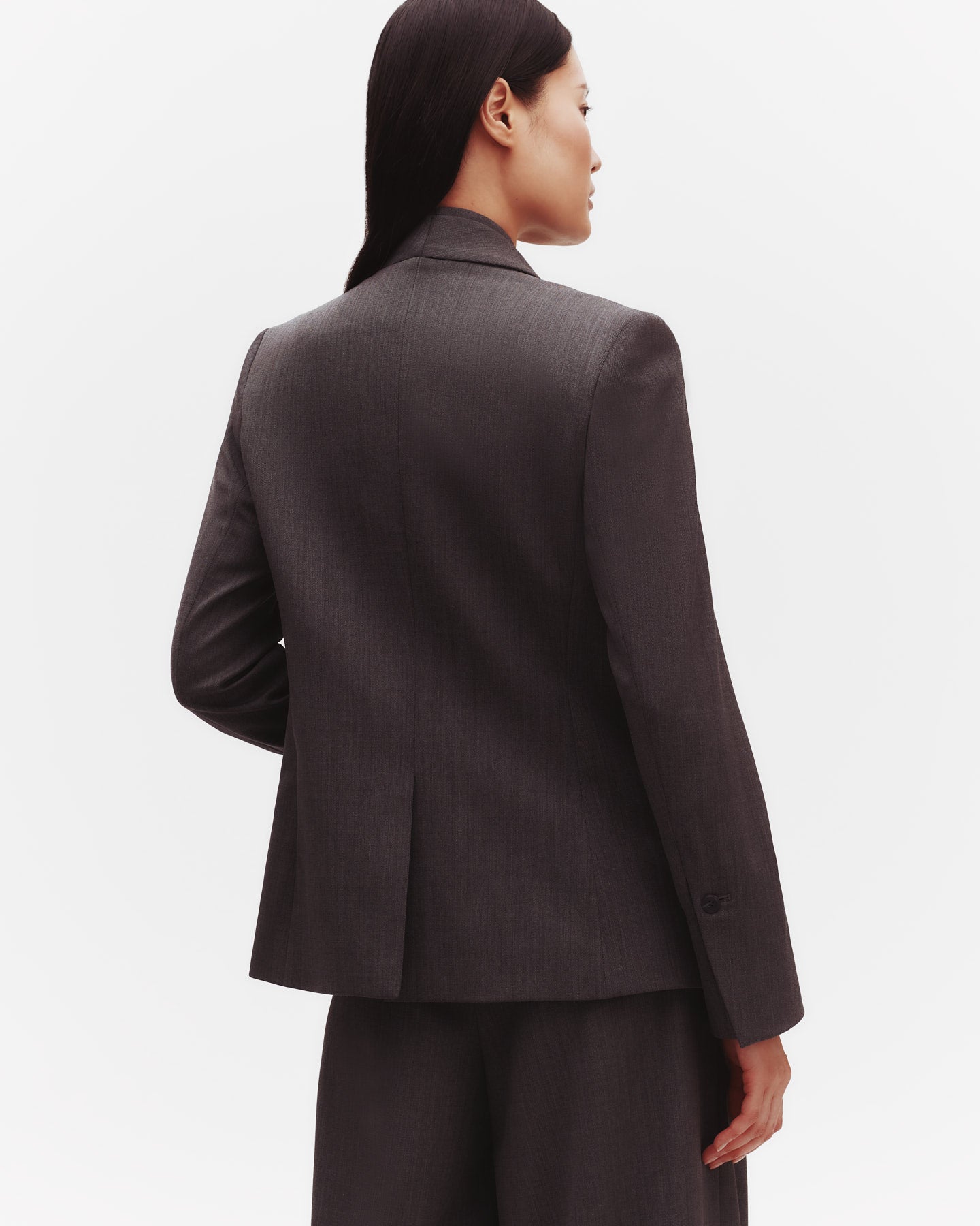 TWP Medium heather grey Mick&#39;s Wife Jacket in Italian Wool Twill view 4