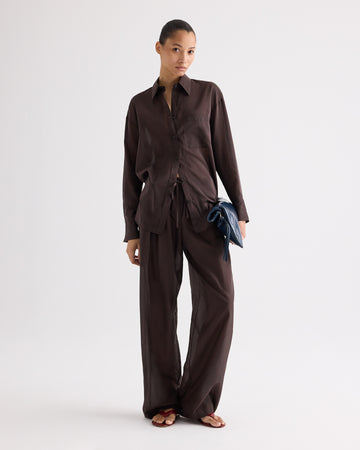 TWP Delicioso PJ Pant in Cotton Silk Organza view 1