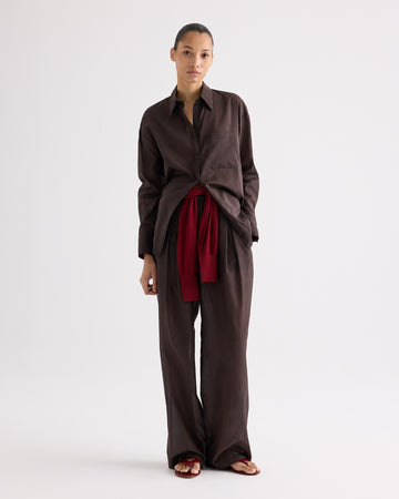 TWP Delicioso PJ Pant in Cotton Silk Organza view 6