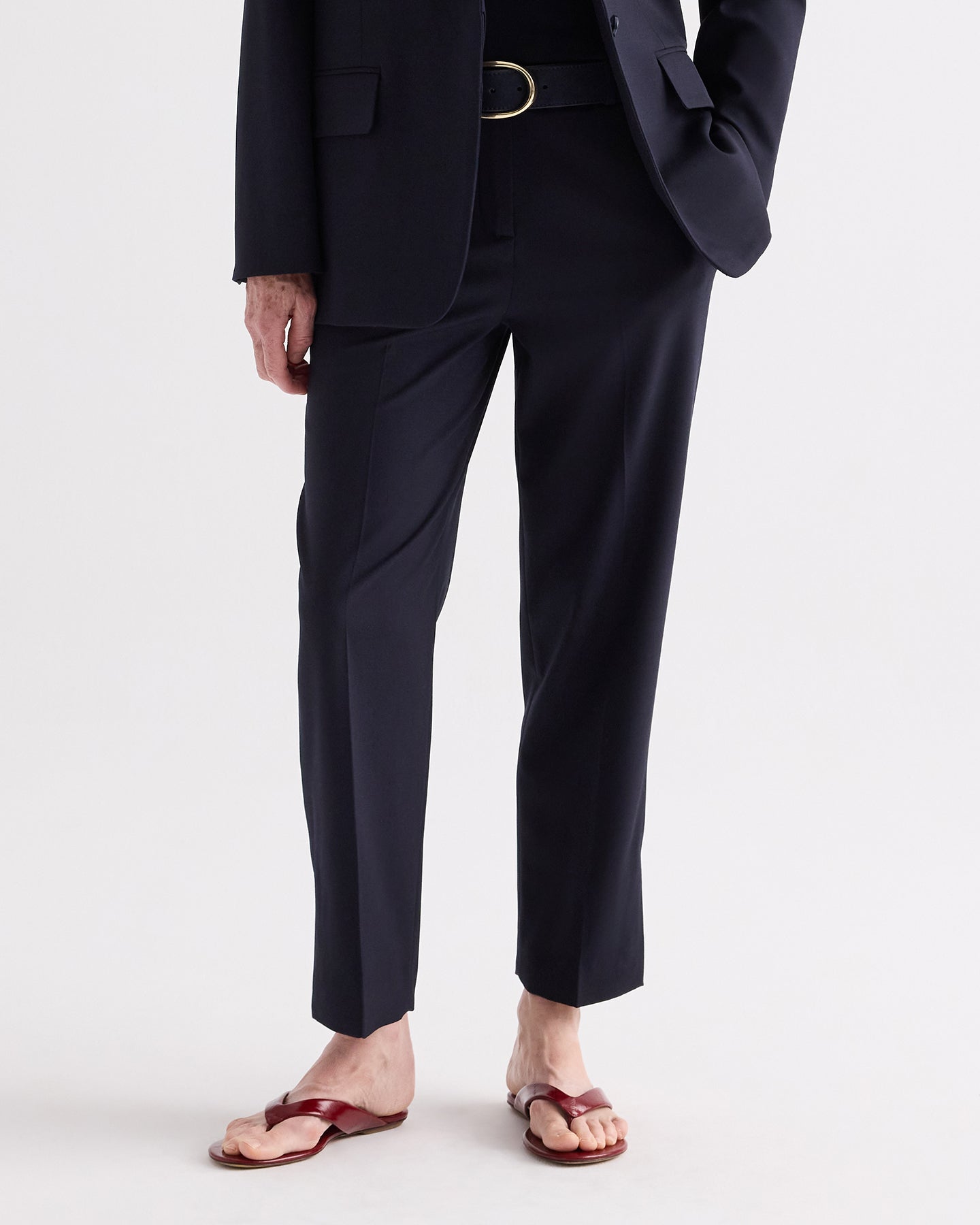 TWP Midnight Roberts Pant in Italian Wool Twill view 2
