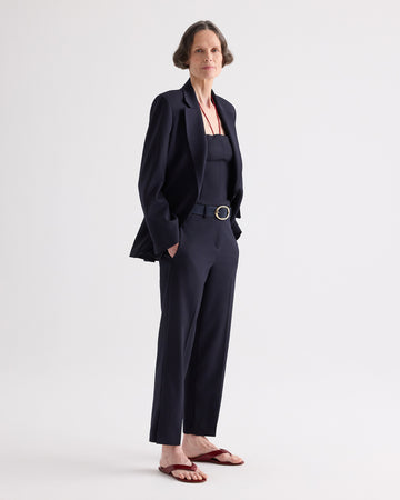 TWP Midnight Roberts Pant in Italian Wool Twill view 1