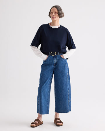 TWP Paris Slouchy Boyfriend Jeans in Heavy Denim view 1