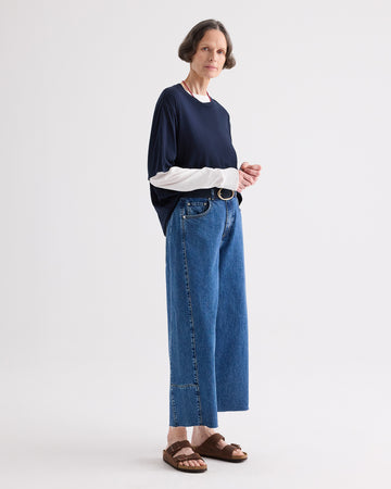 TWP Paris Slouchy Boyfriend Jeans in Heavy Denim view 3