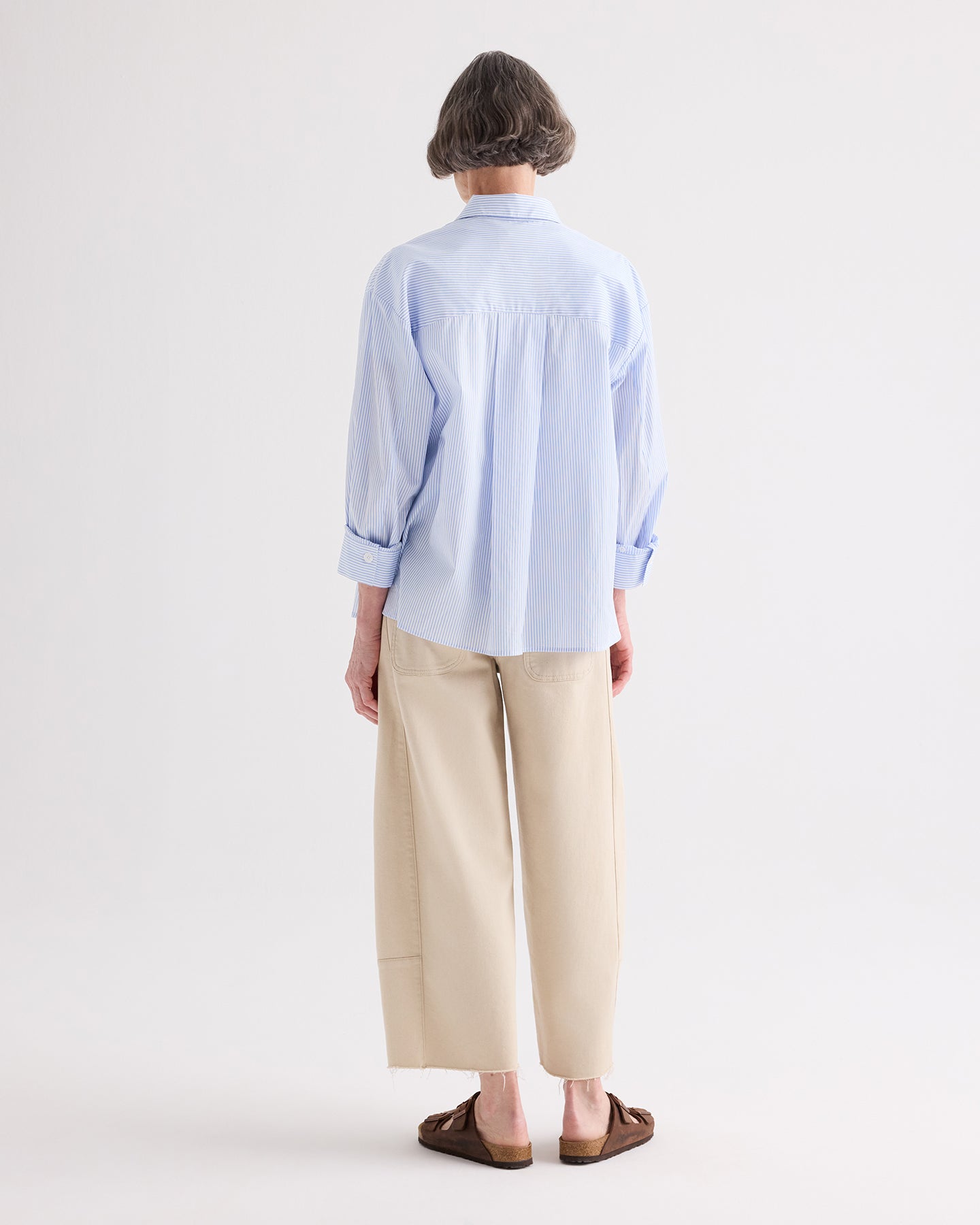 TWP Sandshell Slouchy Boyfriend Jeans in Sandshell Denim view 4