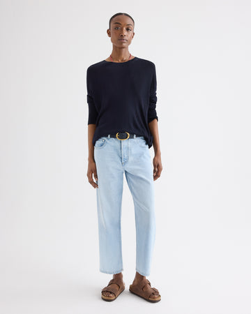 TWP Antwerp Cropped Mid Rise Jeans in Denim view 1