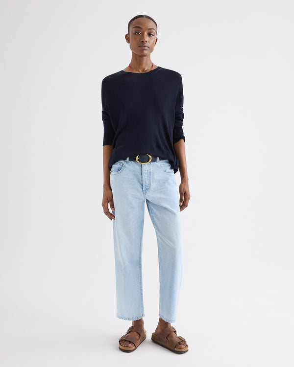 TWP Antwerp Cropped Mid Rise Jeans in Denim view 1