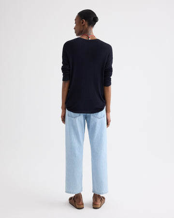 TWP Antwerp Cropped Mid Rise Jeans in Denim view 5