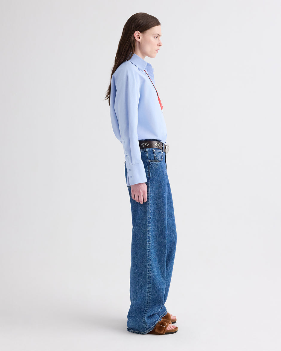 TWP Paris New Straight Jeans in Heavy Denim view 5