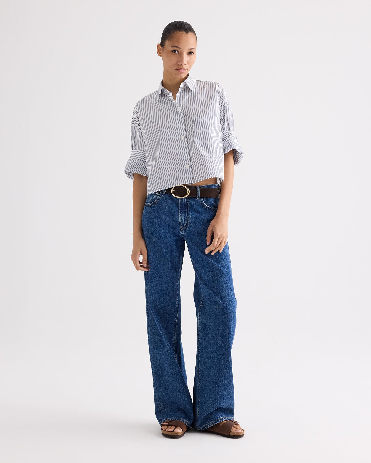 TWP Paris New Straight Jeans in Heavy Denim view 1