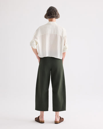 TWP Rosen Slouchy BF Trouser in Cotton Linen Twill view 4