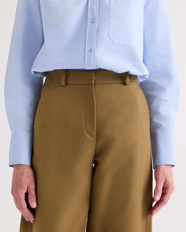 TWP Kangaroo Slouchy BF Trouser in Double Canvas view 2