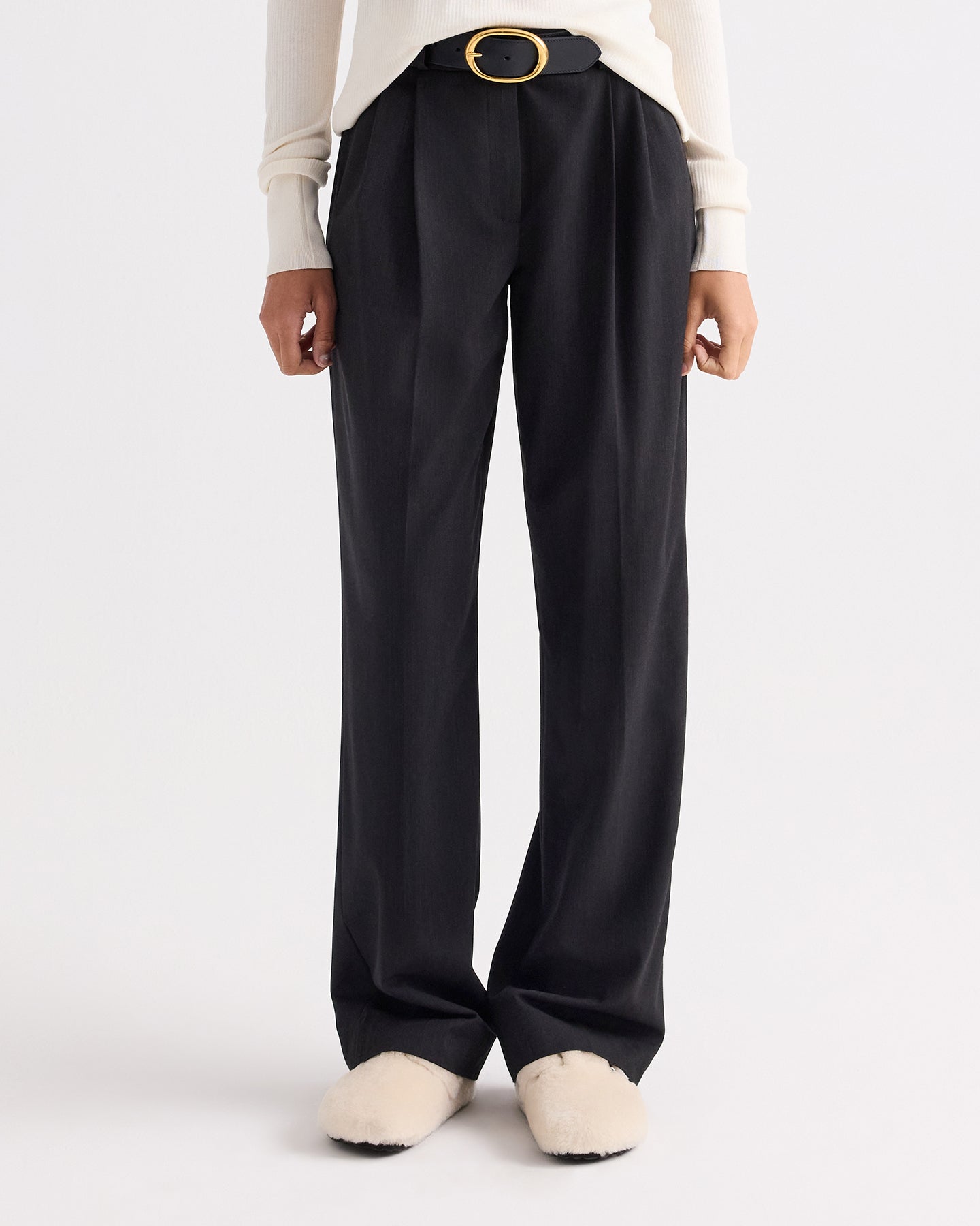 TWP Smoke Ivy Pant in Italian Wool Twill view 3