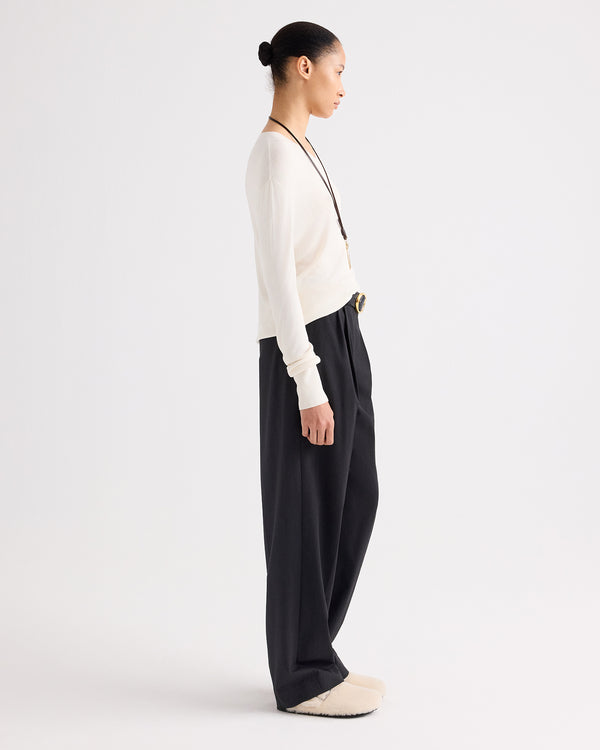 TWP Smoke Ivy Pant in Italian Wool Twill view 6