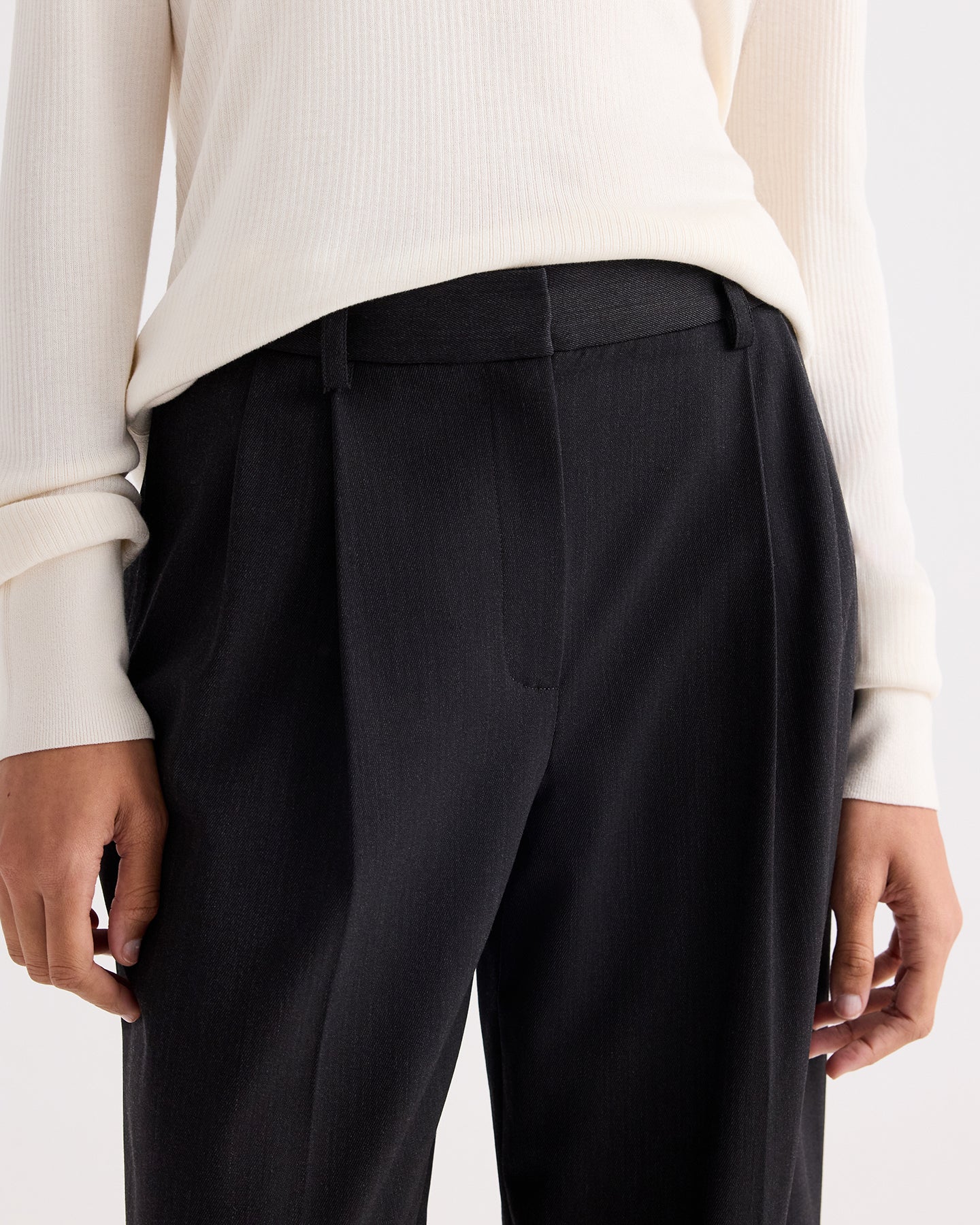 TWP Smoke Ivy Pant in Italian Wool Twill view 2