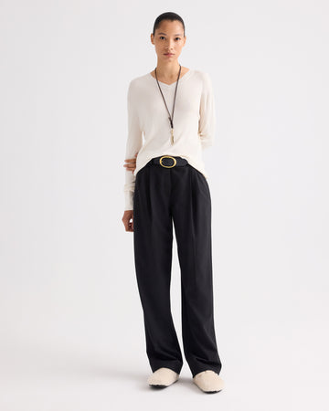 TWP Smoke Ivy Pant in Italian Wool Twill view 1
