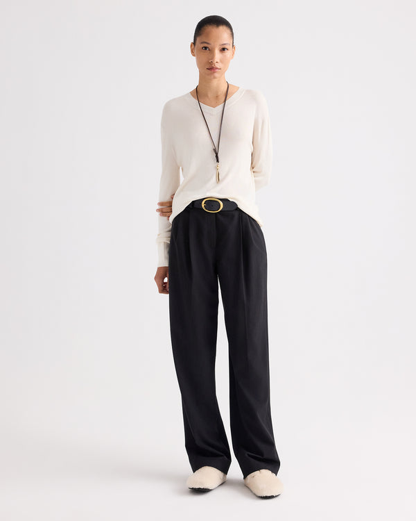 TWP Smoke Ivy Pant in Italian Wool Twill view 1