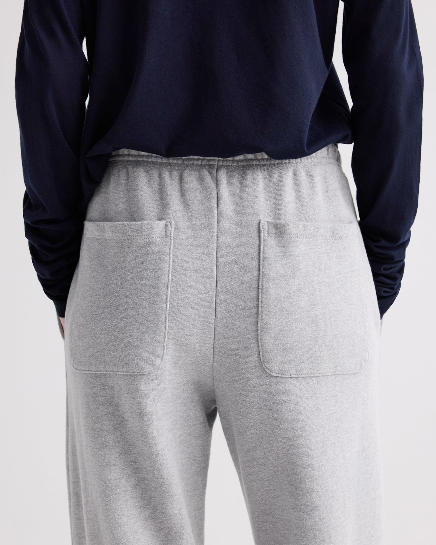 TWP Light heather grey JETTIES JOGGER - LIGHT HEATHER GREY view 4