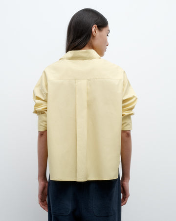 TWP Maize J.D. Shirt in Vintage Washed Poplin view 4