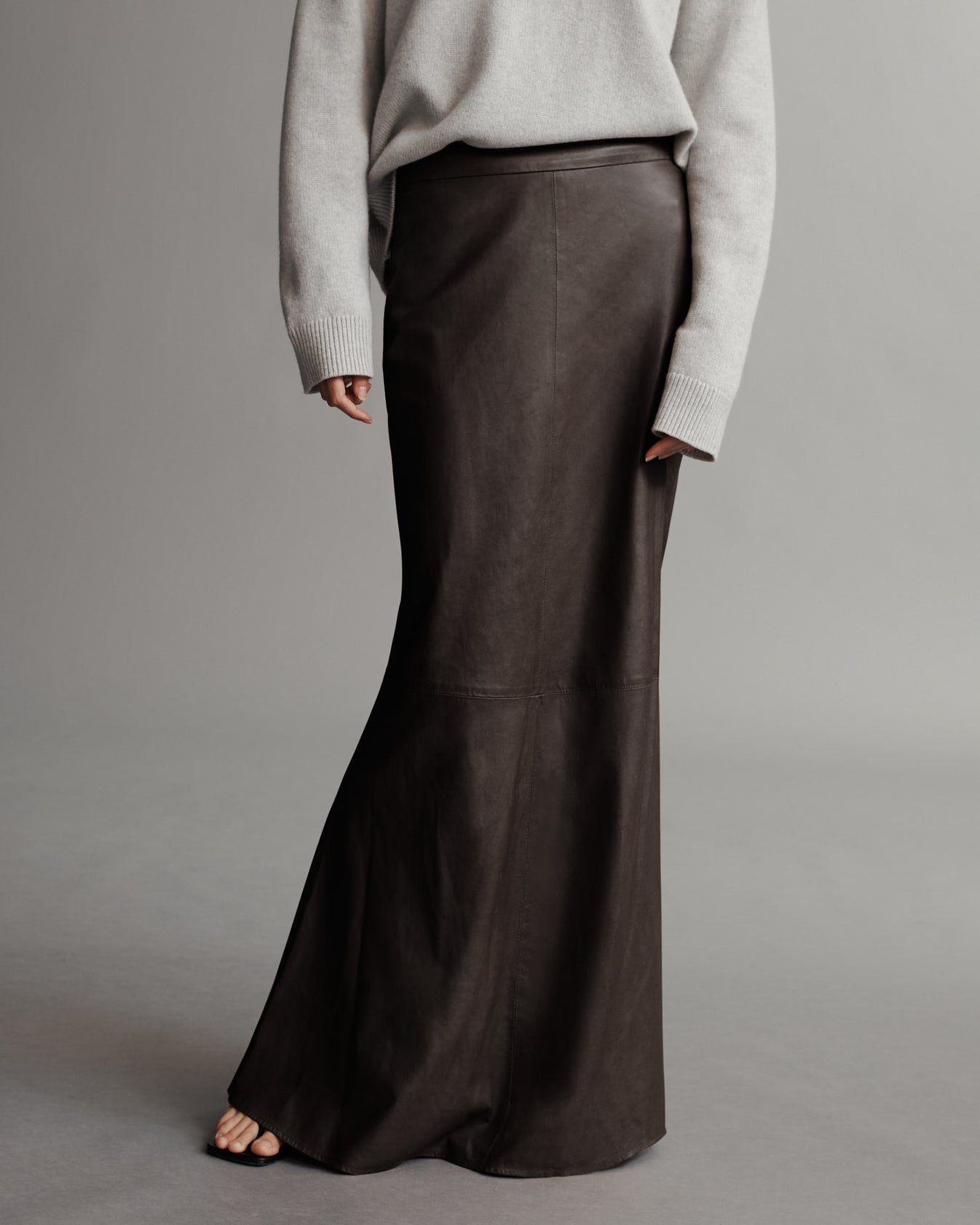 TWP Fudge At Last Skirt in Paper Leather view 2